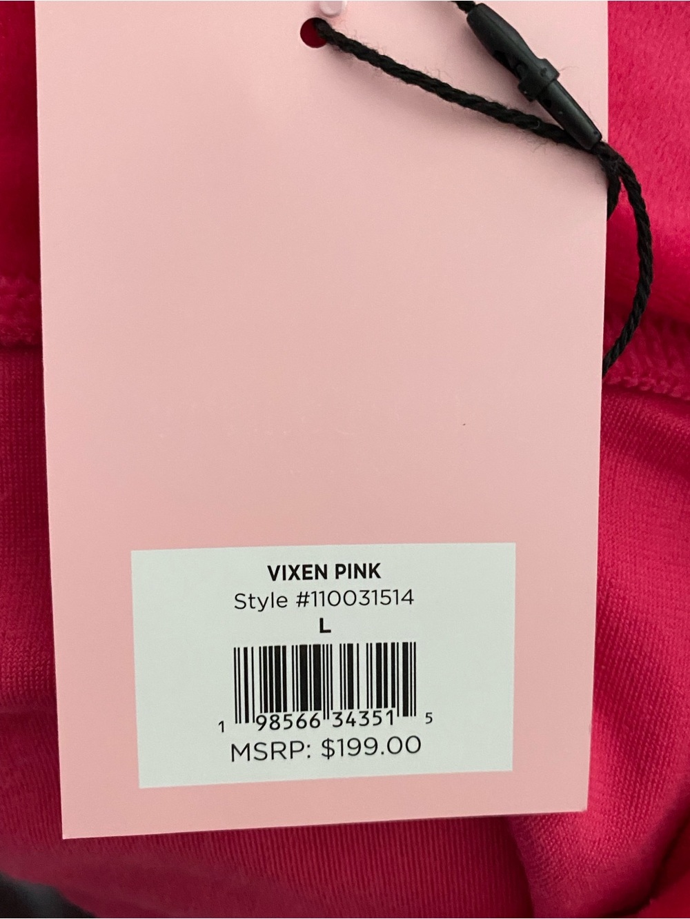 Juicy Couture Women’s Vixen Pink Rhinestone Logo Velour Hoodie & Joggers Sz L - Picture 7 of 11